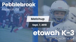 Matchup: Pebblebrook High vs. etowah K-3 2018