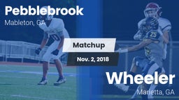 Matchup: Pebblebrook High vs. Wheeler  2018