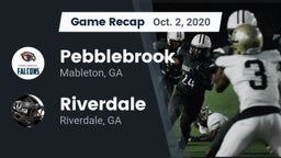 Recap: Pebblebrook  vs. Riverdale  2020