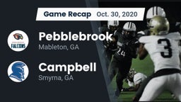 Recap: Pebblebrook  vs. Campbell  2020