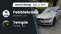 Recap: Pebblebrook  vs. Temple  2021