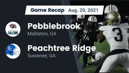 Recap: Pebblebrook  vs. Peachtree Ridge  2021