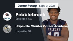 Recap: Pebblebrook  vs. Hapeville Charter Career Academy 2021