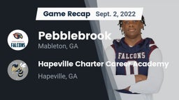Recap: Pebblebrook  vs. Hapeville Charter Career Academy 2022