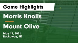 Morris Knolls  vs Mount Olive  Game Highlights - May 15, 2021