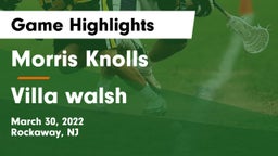 Morris Knolls  vs Villa walsh Game Highlights - March 30, 2022