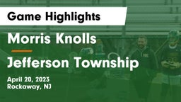 Morris Knolls  vs Jefferson Township  Game Highlights - April 20, 2023
