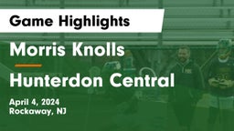 Morris Knolls  vs Hunterdon Central  Game Highlights - April 4, 2024