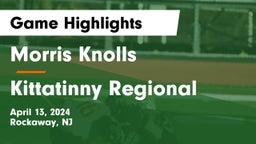 Morris Knolls  vs Kittatinny Regional  Game Highlights - April 13, 2024