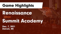 Renaissance  vs Summit Academy  Game Highlights - Dec. 7, 2021