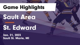 Sault Area  vs St. Edward  Game Highlights - Jan. 21, 2023