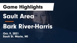 Sault Area  vs Bark River-Harris  Game Highlights - Oct. 9, 2021