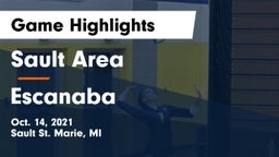 Sault Area  vs Escanaba  Game Highlights - Oct. 14, 2021