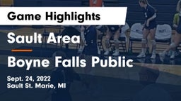 Sault Area  vs  Boyne Falls Public  Game Highlights - Sept. 24, 2022
