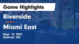 Riverside  vs Miami East  Game Highlights - Sept. 13, 2022