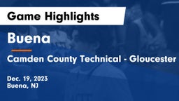Buena  vs Camden County Technical - Gloucester Township Game Highlights - Dec. 19, 2023