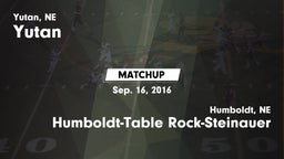 Matchup: Yutan  vs. Humboldt-Table Rock-Steinauer  2016