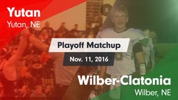 Matchup: Yutan  vs. Wilber-Clatonia  2016