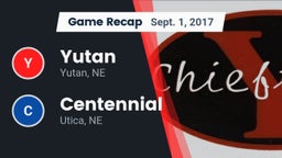 Recap: Yutan  vs. Centennial  2017