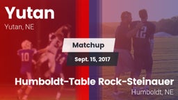 Matchup: Yutan  vs. Humboldt-Table Rock-Steinauer  2017