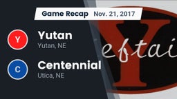 Recap: Yutan  vs. Centennial  2017