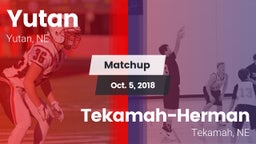 Matchup: Yutan  vs. Tekamah-Herman  2018