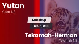 Matchup: Yutan  vs. Tekamah-Herman  2019