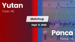 Matchup: Yutan  vs. Ponca  2020