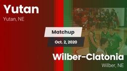 Matchup: Yutan  vs. Wilber-Clatonia  2020