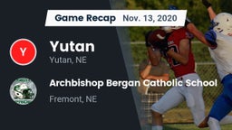 Recap: Yutan  vs. Archbishop Bergan Catholic School 2020