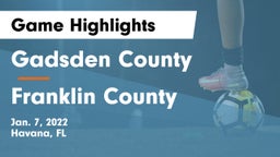Gadsden County  vs Franklin County Game Highlights - Jan. 7, 2022