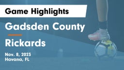 Gadsden County  vs Rickards  Game Highlights - Nov. 8, 2023