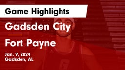 Gadsden City  vs Fort Payne  Game Highlights - Jan. 9, 2024