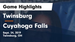 Twinsburg  vs Cuyahoga Falls Game Highlights - Sept. 24, 2019