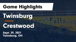 Twinsburg  vs Crestwood  Game Highlights - Sept. 29, 2021