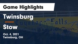 Twinsburg  vs Stow Game Highlights - Oct. 4, 2021