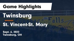 Twinsburg  vs St. Vincent-St. Mary  Game Highlights - Sept. 6, 2022
