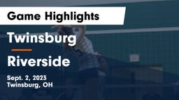 Twinsburg  vs Riverside Game Highlights - Sept. 2, 2023