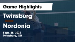 Twinsburg  vs Nordonia  Game Highlights - Sept. 28, 2023
