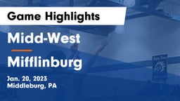 Midd-West  vs Mifflinburg  Game Highlights - Jan. 20, 2023