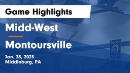 Midd-West  vs Montoursville  Game Highlights - Jan. 28, 2023