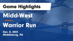 Midd-West  vs Warrior Run  Game Highlights - Dec. 8, 2022