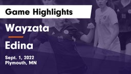 Wayzata  vs Edina  Game Highlights - Sept. 1, 2022