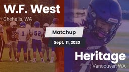 Matchup: W.F. West vs. Heritage  2020