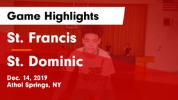 St. Francis  vs St. Dominic  Game Highlights - Dec. 14, 2019