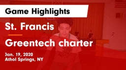 St. Francis  vs Greentech charter  Game Highlights - Jan. 19, 2020