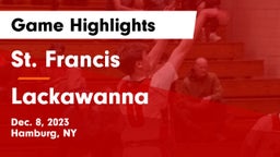 St. Francis  vs Lackawanna  Game Highlights - Dec. 8, 2023