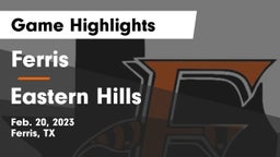 Ferris  vs Eastern Hills Game Highlights - Feb. 20, 2023