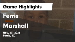 Ferris  vs Marshall  Game Highlights - Nov. 13, 2023