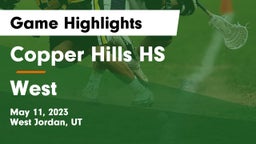 Copper Hills HS vs West  Game Highlights - May 11, 2023